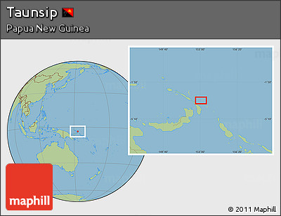 Savanna Style Location Map of Taunsip