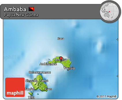 Physical Map of Ambaba