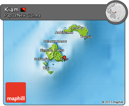 Physical Map of Kiam