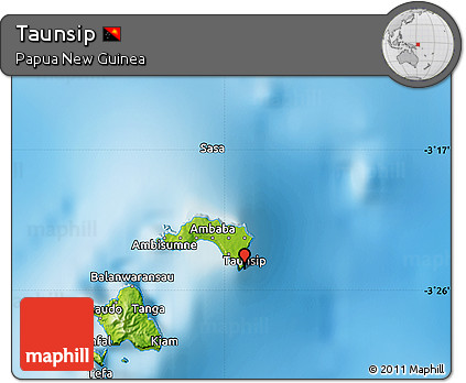 Physical Map of Taunsip