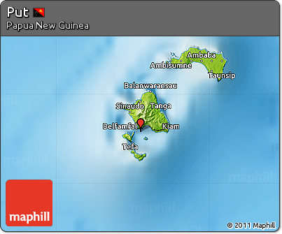 Physical Map of Put
