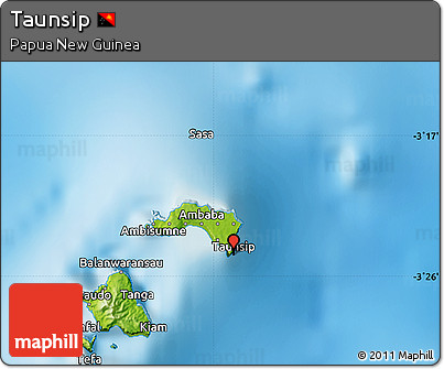 Physical Map of Taunsip