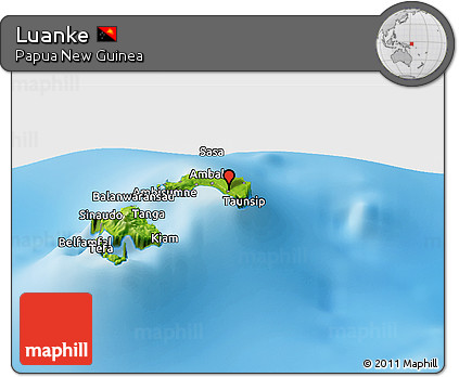 Physical Panoramic Map of Luanke