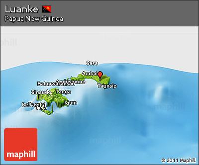 Physical Panoramic Map of Luanke