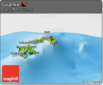 Physical Panoramic Map of Luanke