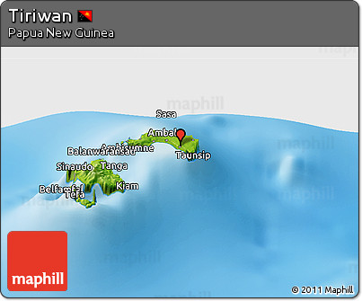 Physical Panoramic Map of Tiriwan