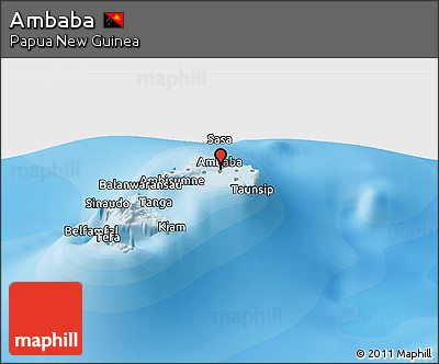 Political Panoramic Map of Ambaba