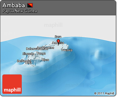 Political Panoramic Map of Ambaba