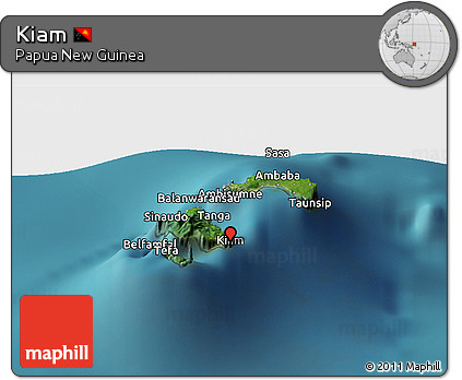 Satellite Panoramic Map of Kiam
