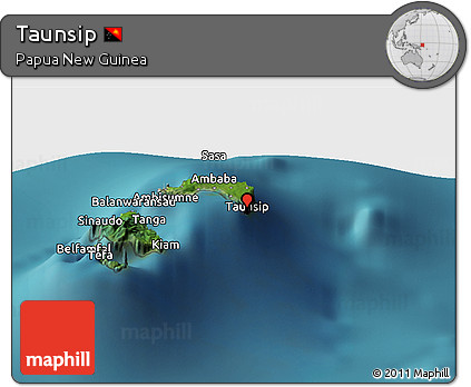 Satellite Panoramic Map of Taunsip
