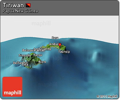 Satellite Panoramic Map of Tiriwan