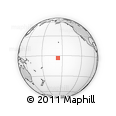 Outline Map of the Area around 3° 30' 2" S, 156° 19' 29" W, rectangular outline
