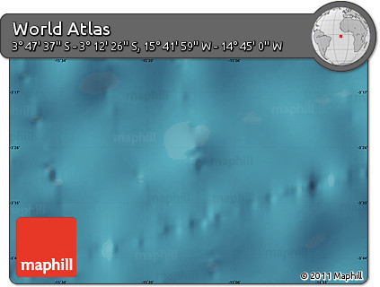 Satellite Map of the Area around 3° 30' 2" S, 15° 13' 29" W