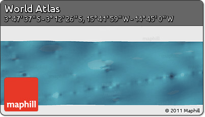 Satellite Panoramic Map of the Area around 3° 30' 2" S, 15° 13' 29" W
