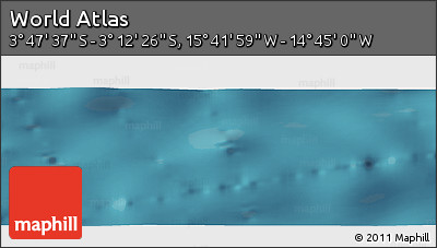 Satellite Panoramic Map of the Area around 3° 30' 2" S, 15° 13' 29" W