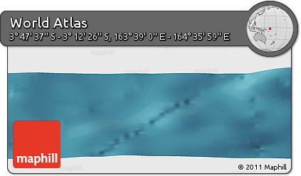 Satellite Panoramic Map of the Area around 3° 30' 2" S, 164° 7' 30" E