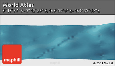 Satellite Panoramic Map of the Area around 3° 30' 2" S, 164° 7' 30" E