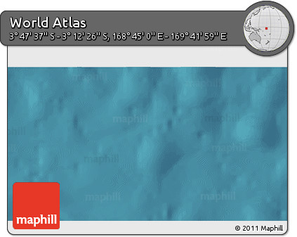 Satellite 3D Map of the Area around 3° 30' 2" S, 169° 13' 29" E
