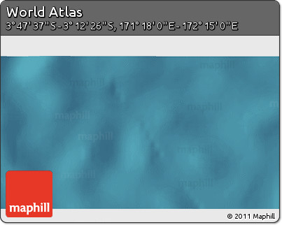 Satellite 3D Map of the Area around 3° 30' 2" S, 171° 46' 30" E