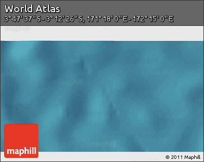 Satellite 3D Map of the Area around 3° 30' 2" S, 171° 46' 30" E