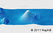 Physical Panoramic Map of the area around 3° 30' 2" S, 174° 10' 30" W