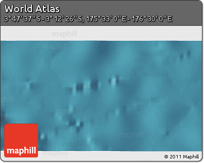 Satellite 3D Map of the Area around 3° 30' 2" S, 176° 1' 30" E