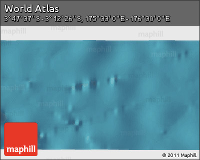 Satellite 3D Map of the Area around 3° 30' 2" S, 176° 1' 30" E