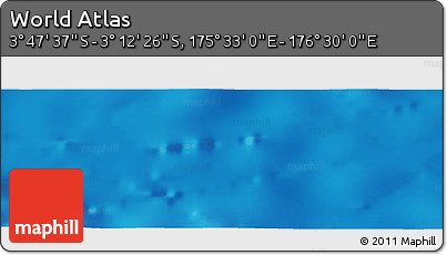 Physical Panoramic Map of the Area around 3° 30' 2" S, 176° 1' 30" E