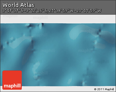 Satellite 3D Map of the Area around 3° 30' 2" S, 21° 10' 29" W