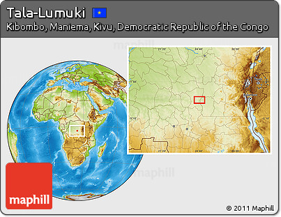 Physical Location Map of Tala-Lumuki