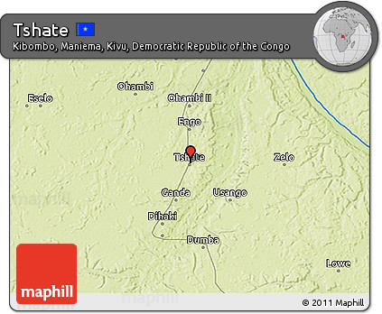 Physical 3D Map of Tshate