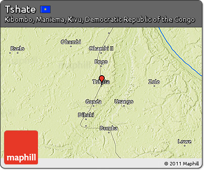 Physical 3D Map of Tshate