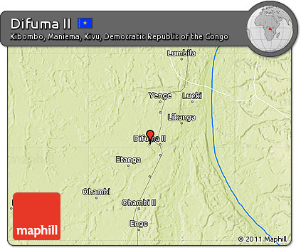 Physical Map of Difuma II