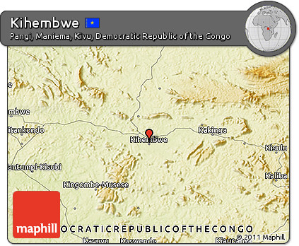 Physical 3D Map of Kihembwe