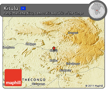 Physical 3D Map of Kisulu
