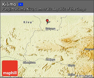 Physical 3D Map of Kilimo