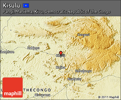 Physical 3D Map of Kisulu