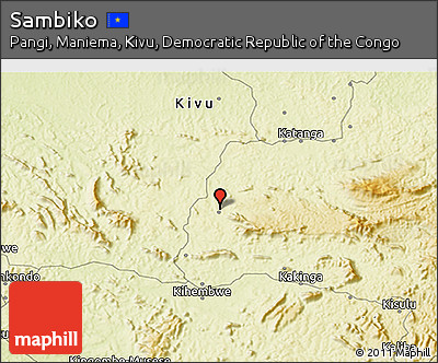 Physical 3D Map of Sambiko
