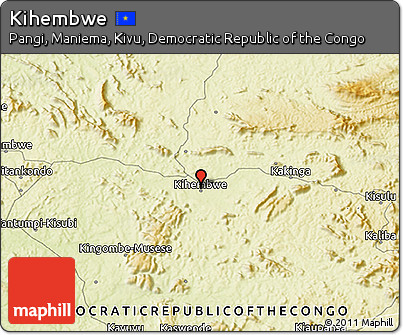 Physical 3D Map of Kihembwe