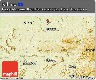 Physical 3D Map of Kilimo