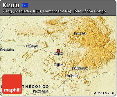 Physical 3D Map of Kisulu
