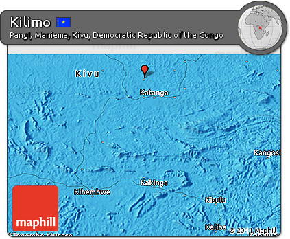 Political 3D Map of Kilimo