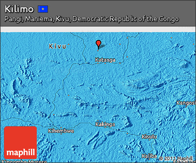 Political 3D Map of Kilimo