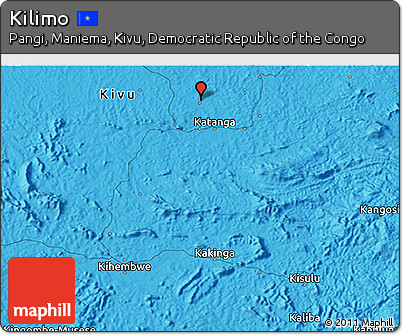 Political 3D Map of Kilimo
