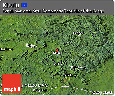 Satellite 3D Map of Kisulu