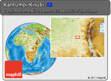 Physical Location Map of Kantumpi-Kisubi