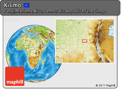 Physical Location Map of Kilimo