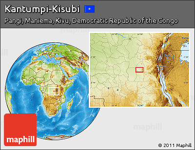 Physical Location Map of Kantumpi-Kisubi