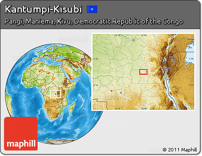 Physical Location Map of Kantumpi-Kisubi