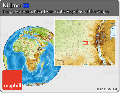 Physical Location Map of Kilimo
